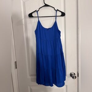 Summery blue mini dress!